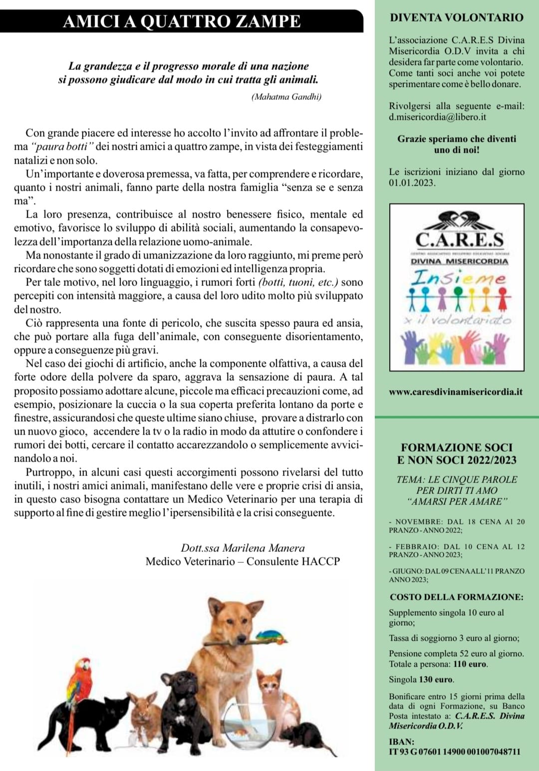 Giornalino Cares Divina Misericordia